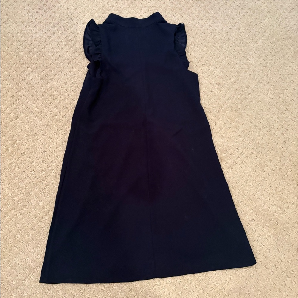 Lilly Pulitzer Navy Blue Adalee Dress with Gems Size 6, flare shift - Picture 4 of 4
